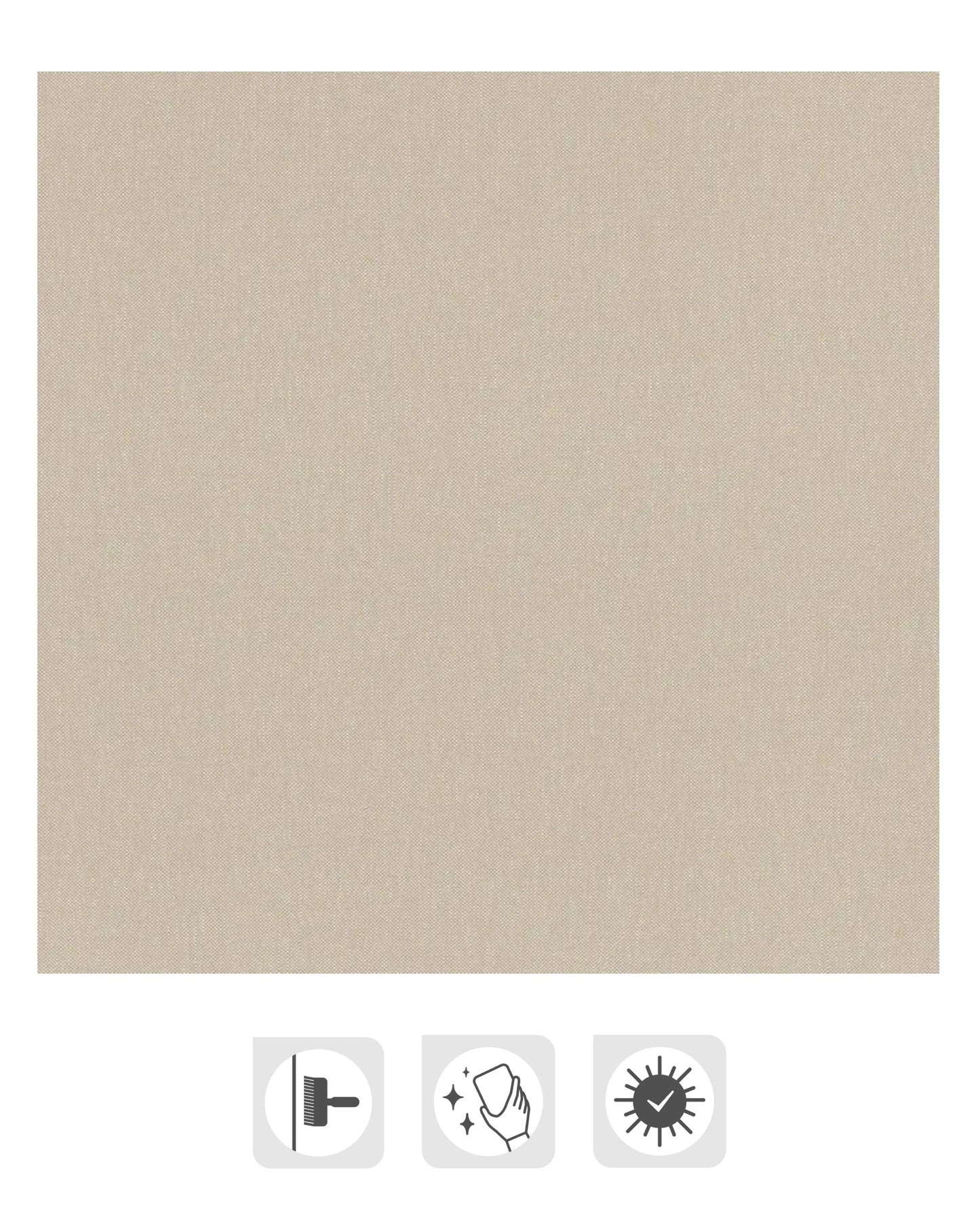 Papel pintado vinílico liso textil marrón Inspire Anna 53 cm x 10,05 m superlavable