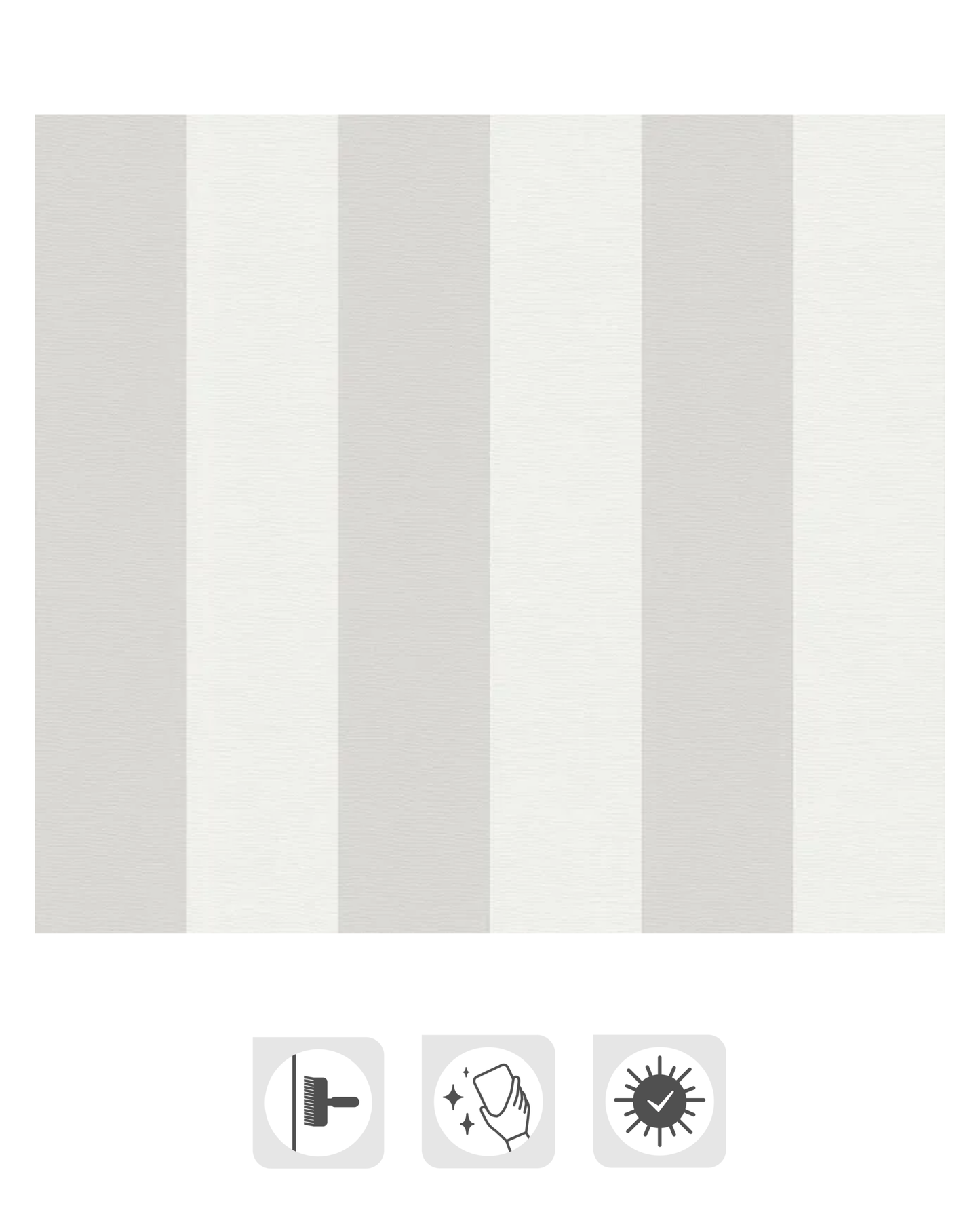 Detalle del diseño geométrico del papel pintado blanco A.S. Création