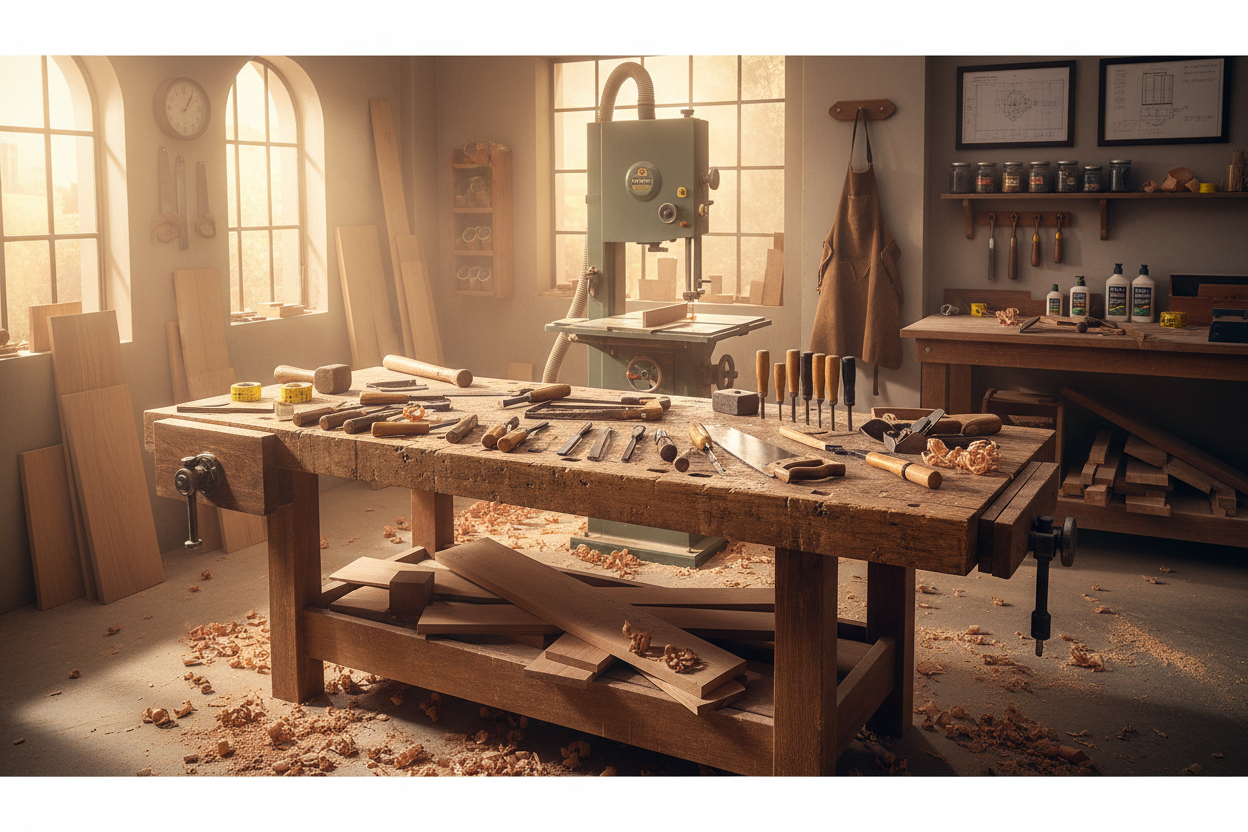 Herramientas de carpintería para trabajos en madera Ferremixto