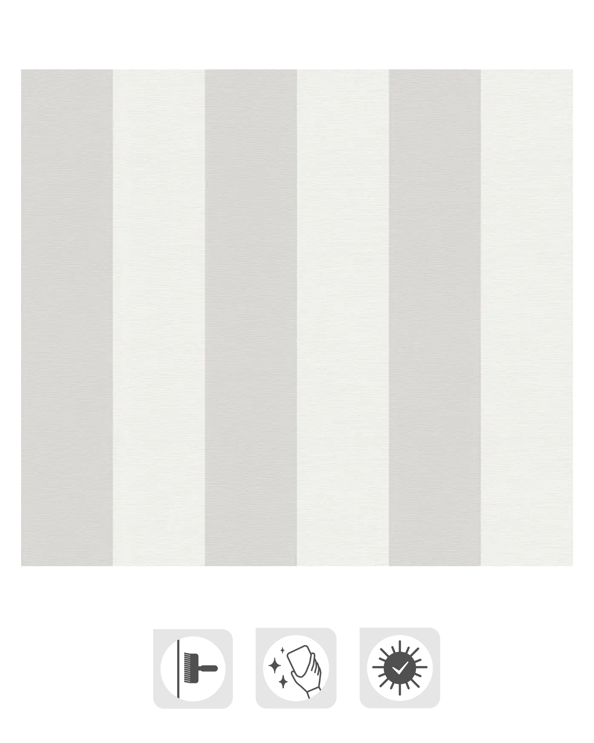 Detalle del diseño geométrico del papel pintado blanco A.S. Création